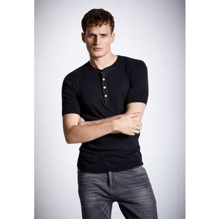 Schiesser Revival Herren T-Shirt schwarz