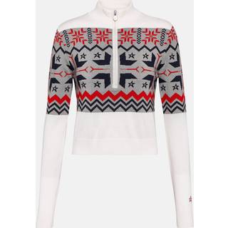 Perfect Moment Nordic intarsia wool half-zip sweater - multicoloured - XL
