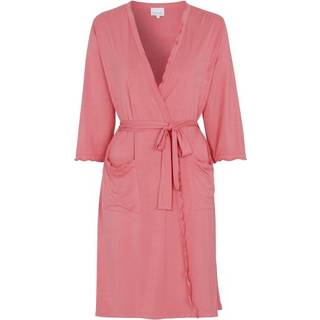 Damella Viscose Plain Wave Robe CL2 - Coral - Small