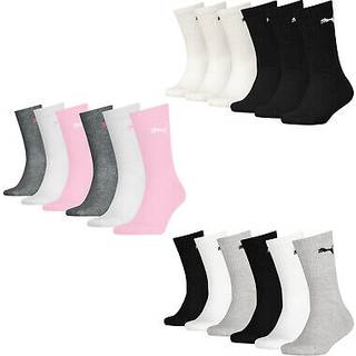 Men&#39;s Puma Classic Crew Shirt Socks Junior (6-Pack), Black, Size 27-30, Clothing - White - 27-30