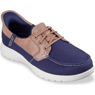 Skechers Skechers Blue Standard Fit On the GO Flex Palmilla Boat Shoes