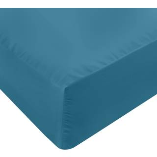 Utopia Bedding Queen Fitted Sheet - Nederste ark - Deep Pocket - Soft Microfiber - krympning og fade resistent - Easy Care -1 Fitted Sheet (Denim