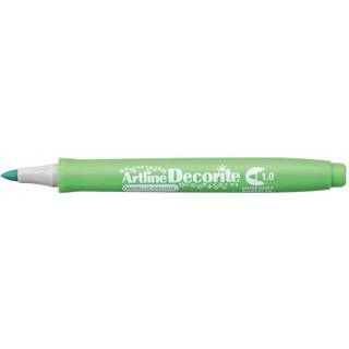 Artline Decorite Bullet 1.0mm metallic green, Artline EDFM-1 METALLIC GREEN, 12stk