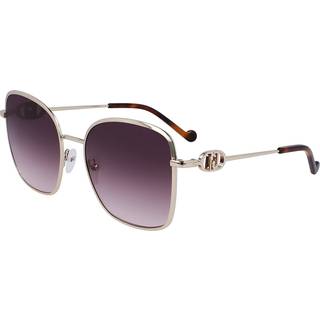 Liu Jo Kvinde LJ155S 716 Solbriller Metal Guld Violet Firkantet Normal Normal