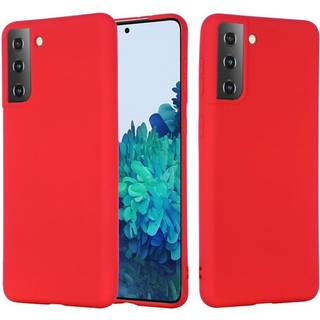 Samsung Galaxy S21 Liquid Silikone Cover - Rød