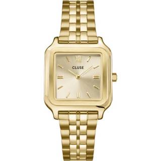 CLUSE Gracieuse Quartz Gold Dial Steel Strap Women's Watch CW11902