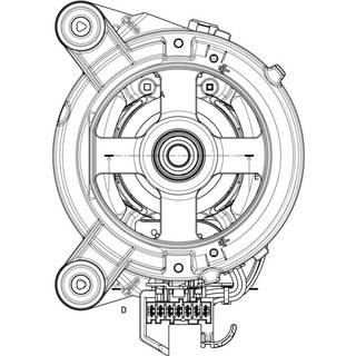 Electrolux motor, kummutator, universal, 240V,50Hz,Ø21,5mm 8581086359008