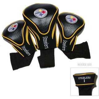 Team Golf NFL Pittsburgh Steelers Contour Golf Club Headcovers (3 Count) nummereret 1 3 & X Passer til store chauff?rer Utility Rescue & Fairway
