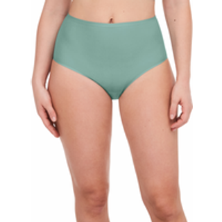 Soft Stretch High Waist Brief - Maxi Trusser - One Size - Grøn
