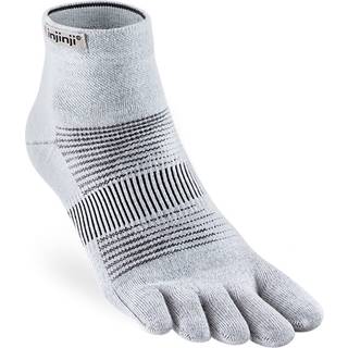 Injinji Men's Run Lightweight Mini-Crew Grey, XL