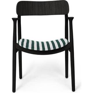 Bent Hansen Asger Spisebordsstol Vils Strib 22-100/151 Sortbejdset Eg