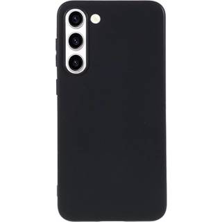 Samsung Galaxy S23 5G Anti-Fingeraftryk Mat TPU Cover - Sort