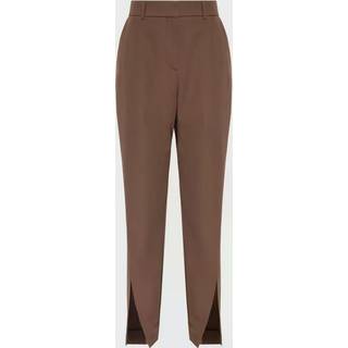 Balmain Tapered wool pants - brown - S