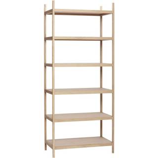 Hübsch Library Hylde 190 Cm - Bogreoler Eg Natural - 880508F