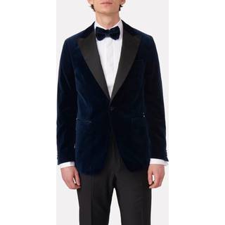 Oscar Jacobson - Regular Fit Smoking Blazer Velour - størrelse 52 - Herre