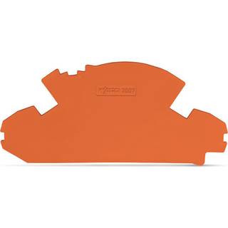 Wago Ende- skilleplade, orange