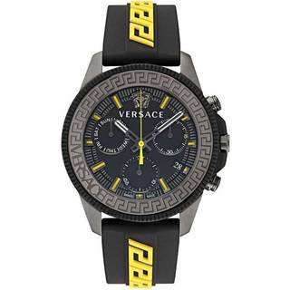Versace VE3L00322 Greca Blå/Læder Ø45 mm