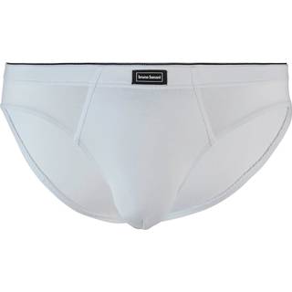 bruno banani Herren Sportslip weiß Baumwolle & Mix unifarben