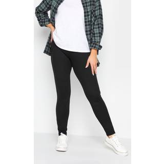 M & Co M & Co Black Ponte Seam Leggings