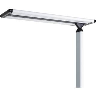 Prios Zyair LED-gulvlampe til kontor, sølv 59,7 cm