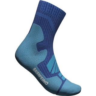 Bauerfeind Outdoor Merino Compression Socks Mid Cut Str. 42-45 Blå