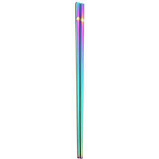 Paper & Quartz Holographic Iridescent Rainbow Kitchen Geatensil Chopsticks i rustfrit st?l