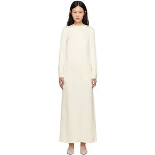 Toteme Floral jacquard maxi dress - white - XXS