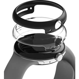 Ringke Slim Case (2-pack) Google Pixel Watch Matte Black & Clear