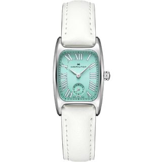 Hamilton American Classic Boulton Small Second Quartz M Green Dial Leather Strap Women's Watch H13321861
