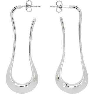 Lemaire Short drop earrings - silver - One Size