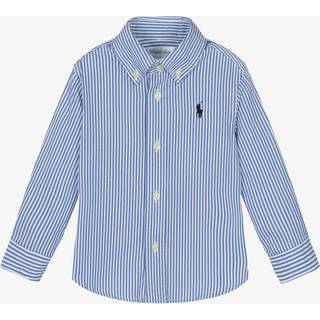 Polo Ralph Lauren Polo Ralph Lauren Baby Blue/White Stripe Oxford 100% Cotton Shirt - 1 Year (80cm)