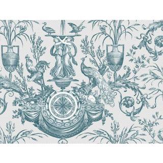 York Wallpaper Avian Fountain Toile RT7811