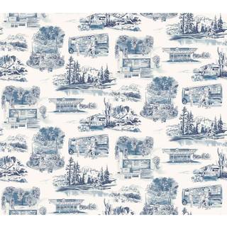 York Wallpaper Modern Vista Toile RT7862