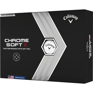 Callaway Chrome Soft X (2022) Golfbolde - White