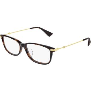 Gucci GG0759OA Asian Fit 002 54 Briller Kvinder Black - Black - 54mm
