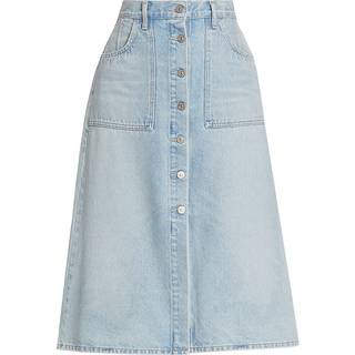 Citizens of Humanity Anouk high-rise denim midi skirt - blue - 26