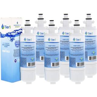 Tier1 ADQ36006101 K?leskab Vandfilter 6-PK | Udskiftning til LG LT700P ADQ36006102 Kenmore 46-9690 469690 ADQ36006101-S WSL-3 FML-3 RFC1200A K?le