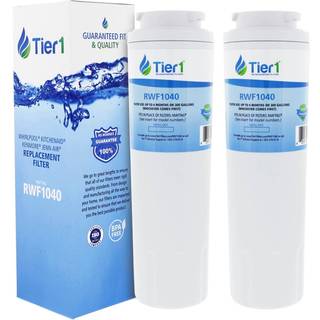 Tier1 UKF8001 K?leskab Vandfilter 2-PK | Udskiftning til Whirlpool Filter 4 EveryDrop EDR4RXD1 4396395 MAYTAG UKF8001 FMM-2 UKF8001AXX-750 469006