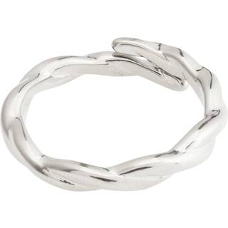 Pilgrim LULU twirl stack ring sølvbelagt