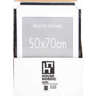 Marbella Ramme Display - Ramme Display, 7 Stk. Sort Og 8 Stk. Natur 50X70 Cm