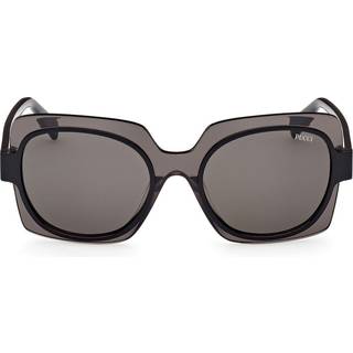 Emilio Pucci Kvinde EP0199 05A Solbriller Acetat Sort Røg Firkantet Normal