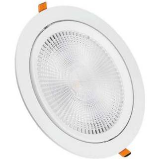 V-Tac 20W LED spotlight - Hul: Ø14,5 cm, Mål: Ø17 cm, 3 cm høj, Samsung LED chip, 230V - Dæmpbar : Ikke dæmpbar, Kulør : Varm