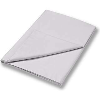 Bianca Bianca Dove Grey 400 Thread Count 100% Cotton Sateen Flat Sheet