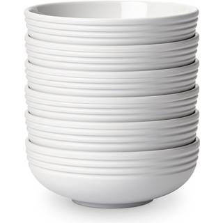 NJRD Lines skål Ø16 cm 6 stk. hvid