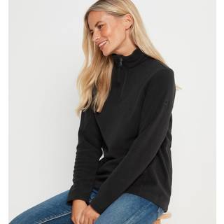 Tog 24 Tog 24 Black Revive Fleece Zip Neck Jumper