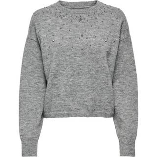 Nami Sparkle Striktrøje, Dark Grey Melange, XL