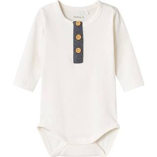 NAME IT Langærmet Body Robino Jet Stream Placket
