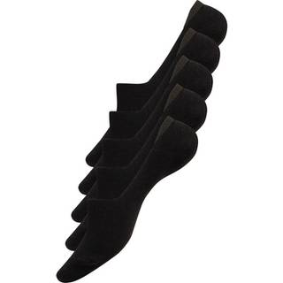 5-Pak Sorte Bambus "No Show" ankelsokker (Herre)