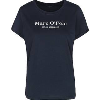 Marc O Polo Lounge Short Pyjama Set - White/Navy - Large