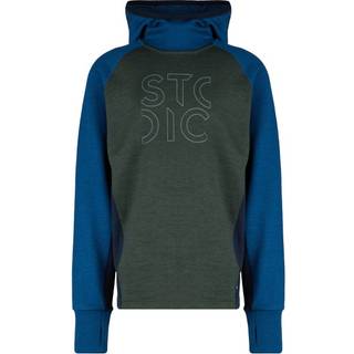 Stoic Kid's Merino260 StadjanSt. Hoody Merinohoodie Børn størrelse 104 farve blå